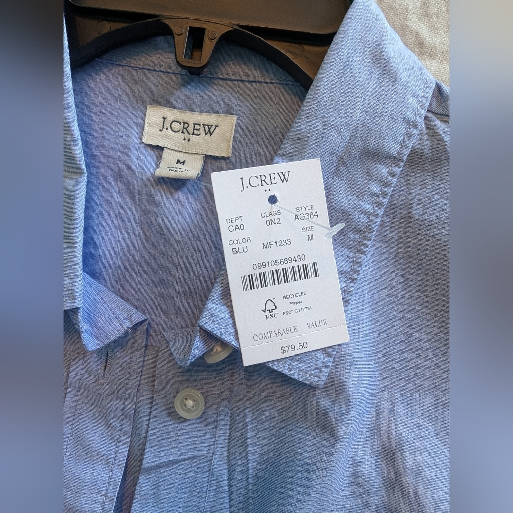 J. Crew Button Down Shirt. Size M.